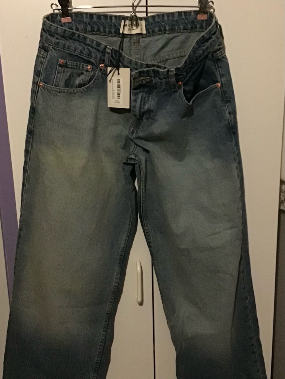 Motel Rocks Light Blue Low Rise Jeans